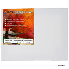 Canvas Board Stretched Frame 9X12inch CBSF9X12