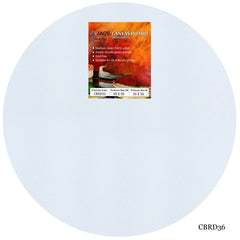 Canvas Board Stretched Frame Round 36Inch CBRD36