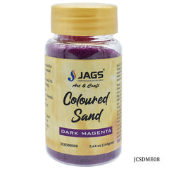 Jags Coloured Sand 160Gms Dark Magenta No8 JCSDME08