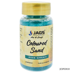 Jags Coloured Sand 160Gms Pine Green No 10 JCSPGN10