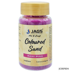 Jags Coloured Sand 160Gms Rani Pink No 4 JCSRPK04