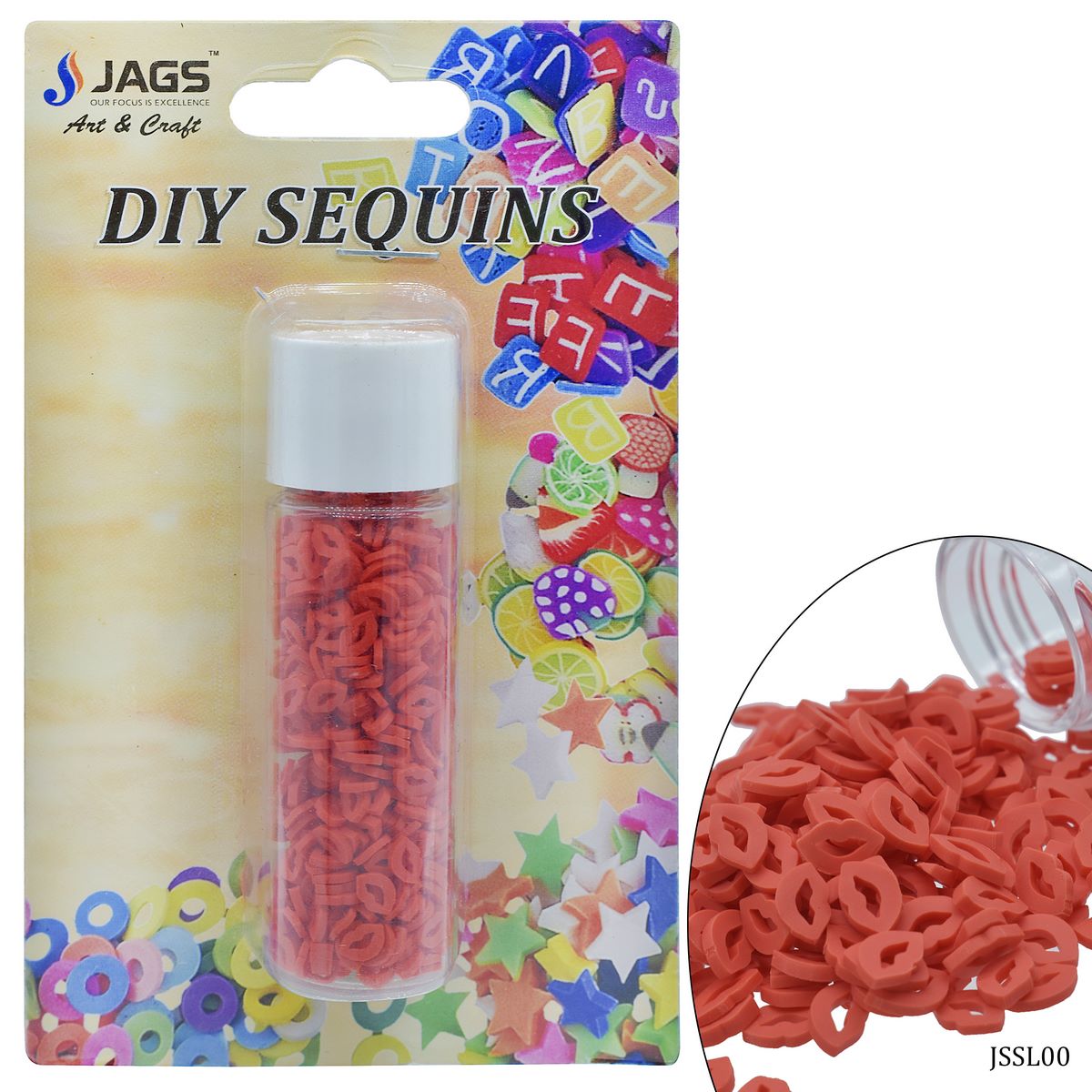 Jags Sequins Shaker Lips JSSL00