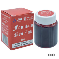 Jags Fountain Pen Inks 40ML Red JFPIRD
