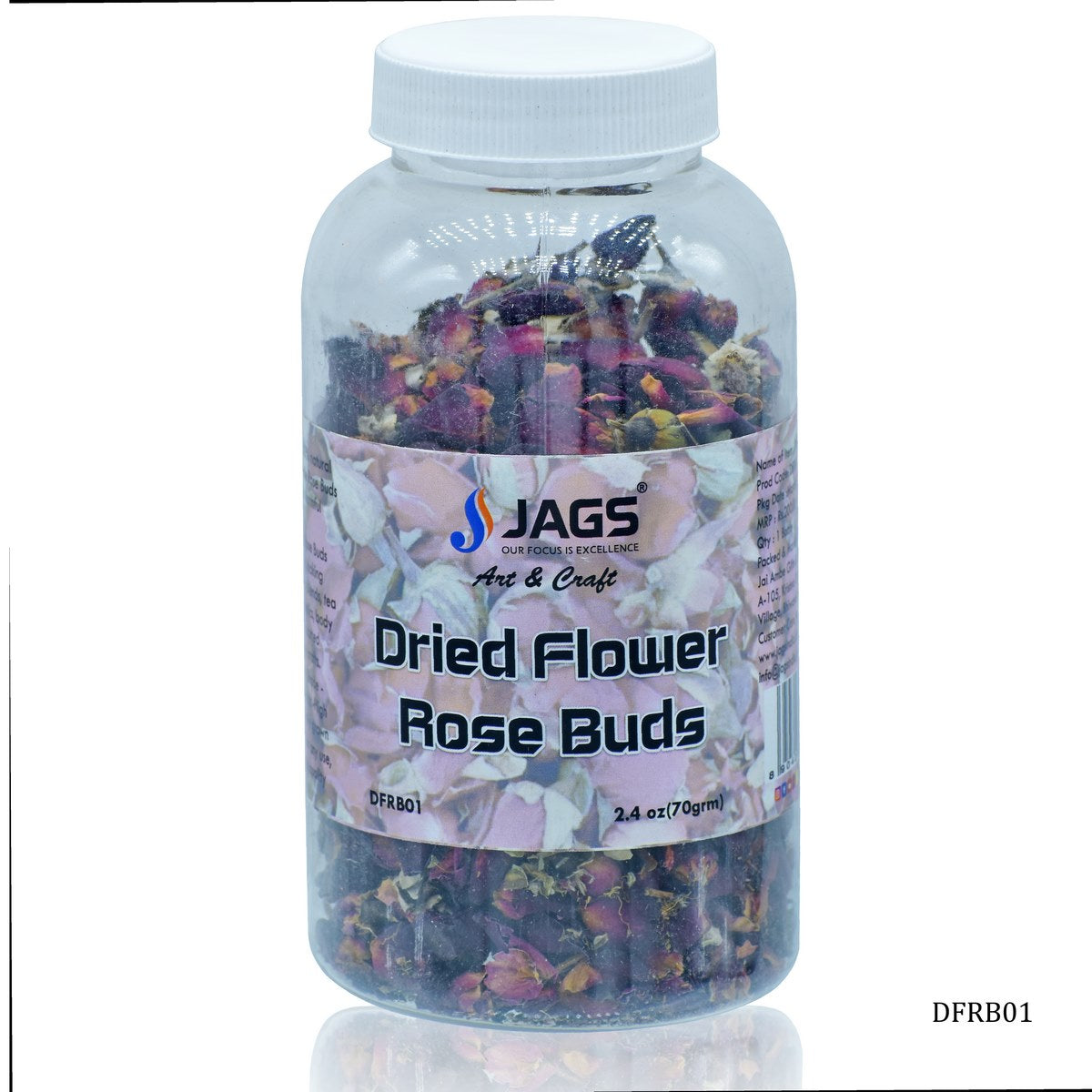 Dried Flower Rose Buds Flower 70 to 100 Gsm DFRB01