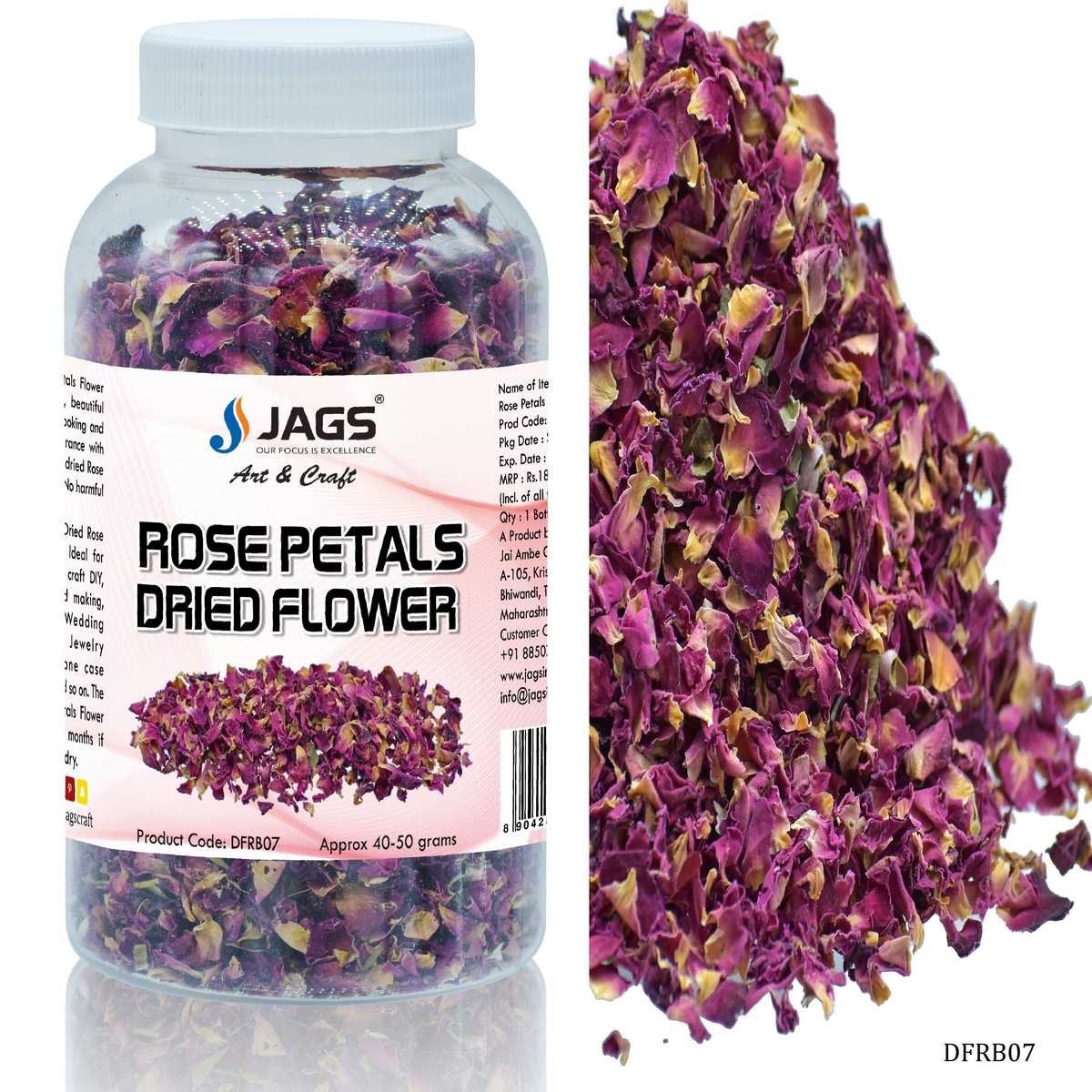 Dried Flower Rose Flower 40 To 50Gsm DFRB07