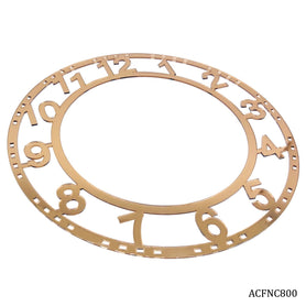 Acrylic Clock Frame Number Copper 8Inch ACFNC800