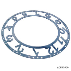 Acrylic Clock Frame Number Grey 8Inch ACFNG800