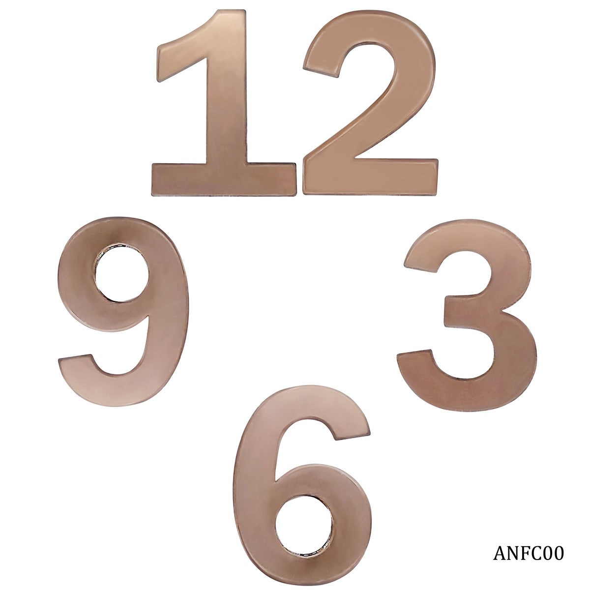 Acrylic Numberical For Clock Copper ANFC00