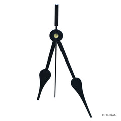 Clock Hands Set 13 TO 22MM Big Black Alfa 14B CH14BKAA