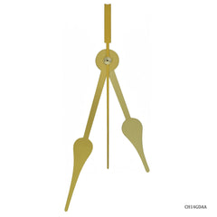 Clock Hands Set 13 TO 22MM Big Gold Alfa 14G CH14GDAA