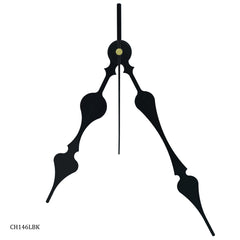 Clock Hands Set Big Jumbo Black CH146LBK