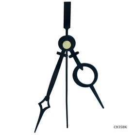 Clock Hands Set Small Kajal Black CH35BK
