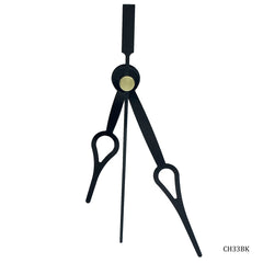 Clock Hands Set Small Mini Sickosa Black CH33BK