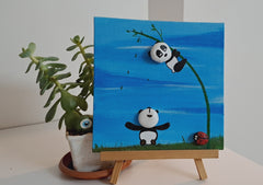 Acralic canvas painting