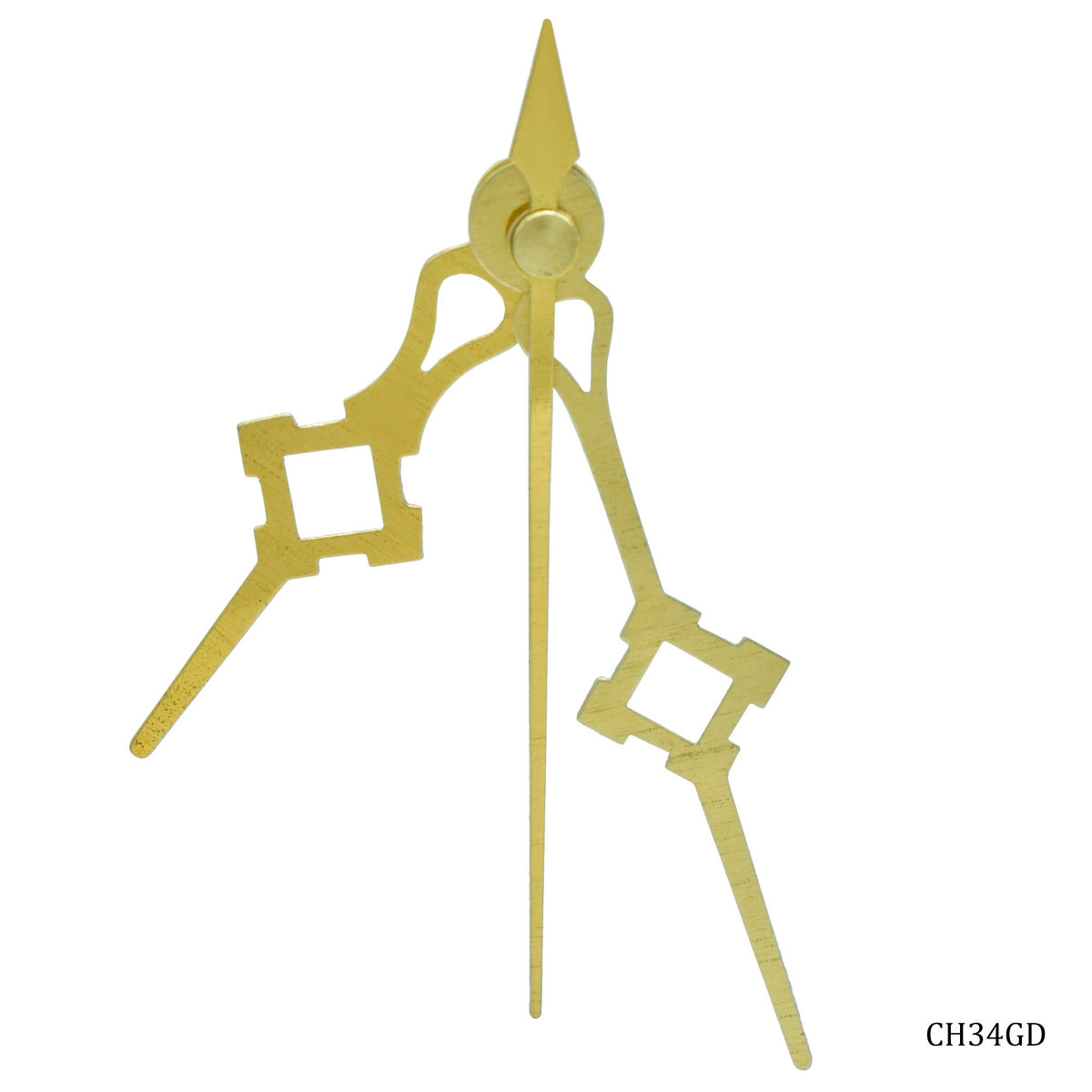 Clock Hands Set Small Tinamann Square Gold CH34GD