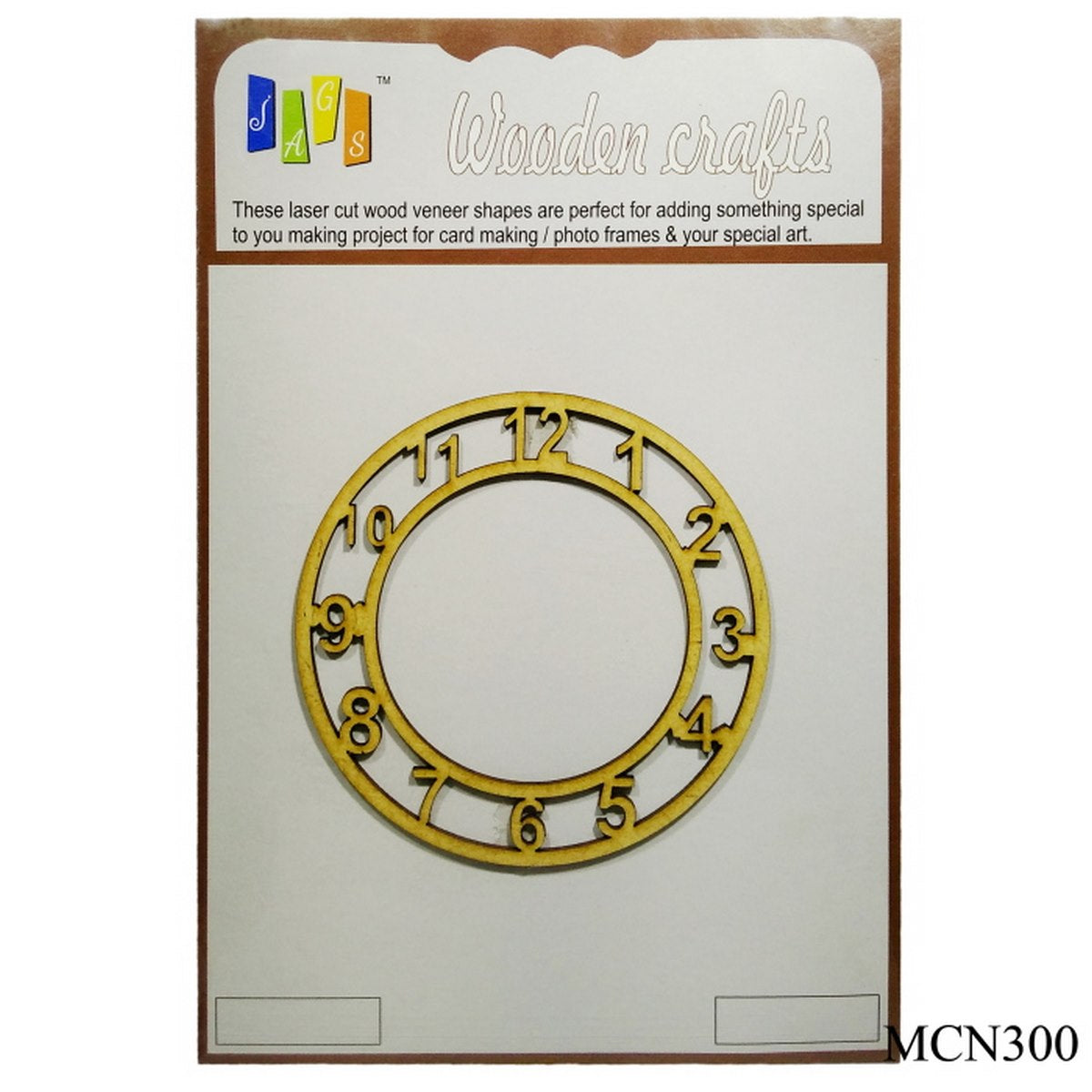 MDF Clock Number 3inch MCN300