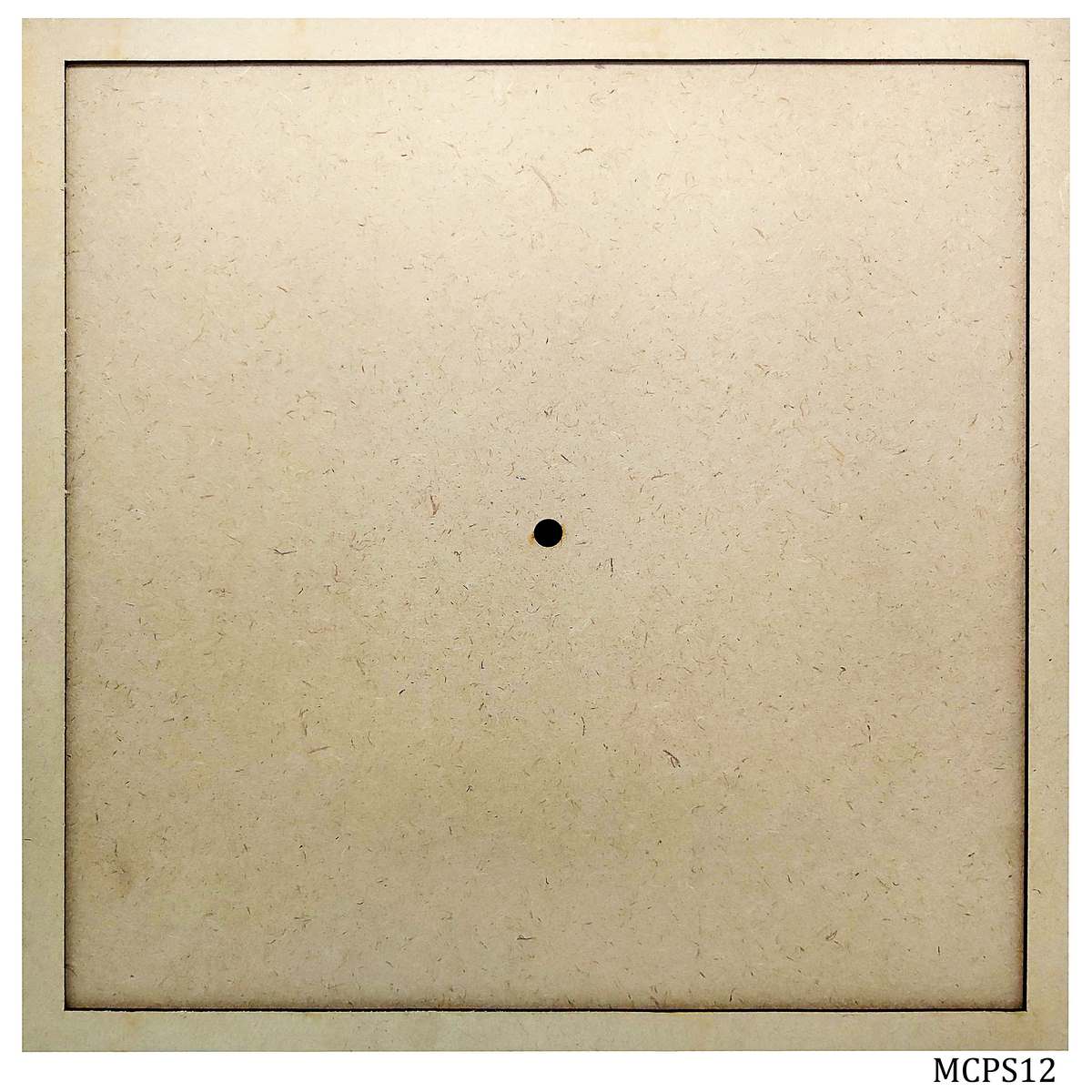 MDF Clock Plate Square With Ring 12Inch MCPS12