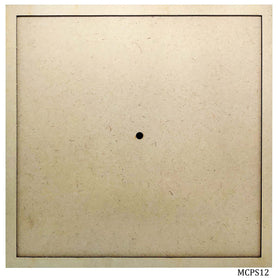 MDF Clock Plate Square With Ring 12Inch MCPS12