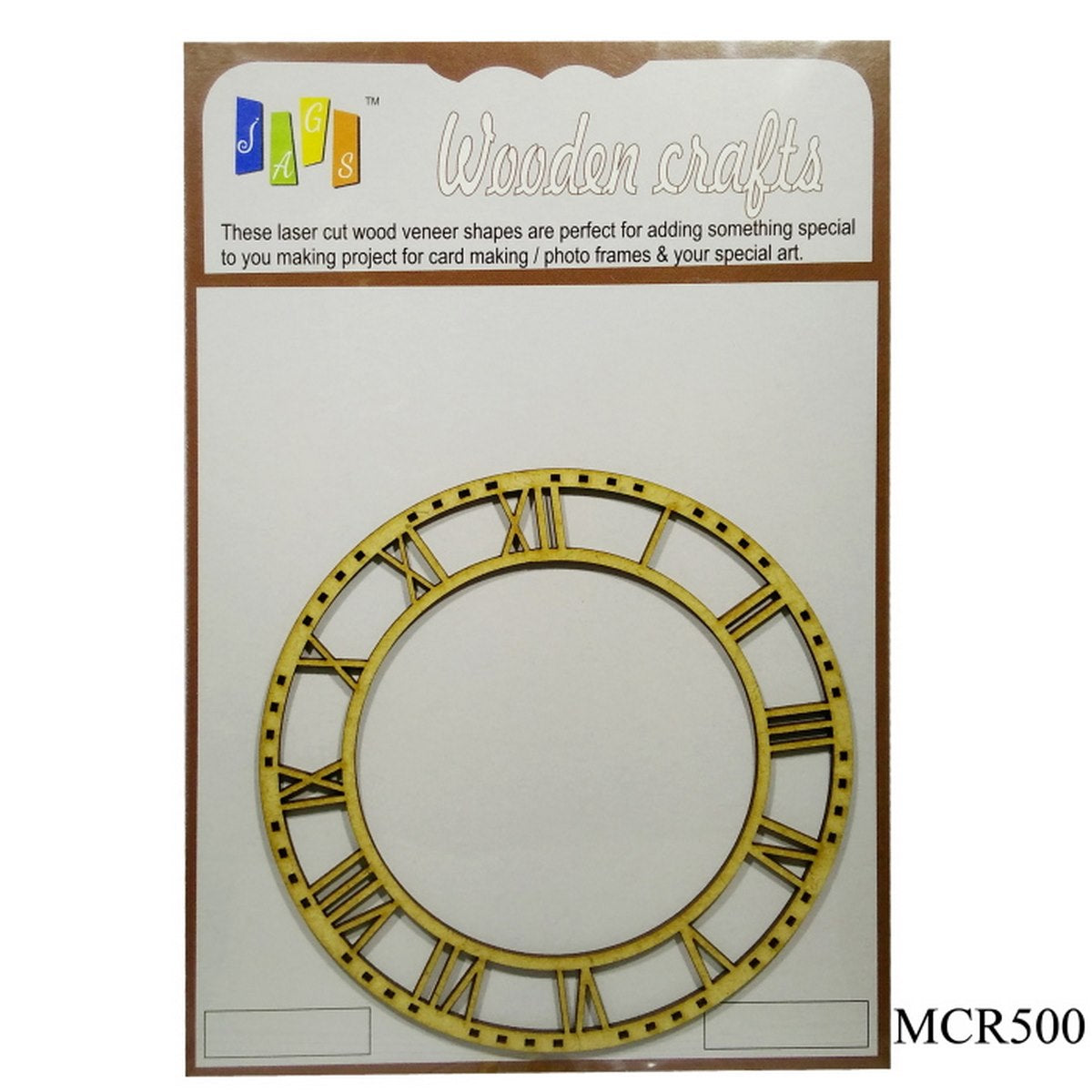 MDF Clock Roman 5inch MCR500