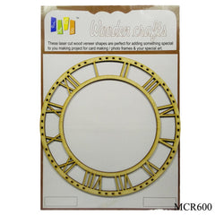 MDF Clock Roman 6inch MCR600