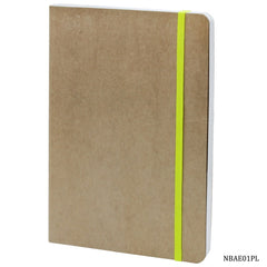 A5 Eco-Frie Notebook Soft Cover Plain 160pg NBAE01PL