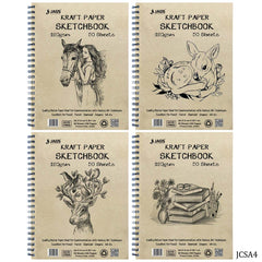 Jags Kraft Skectchbook A4 100Pages 120 GSM JCSA4