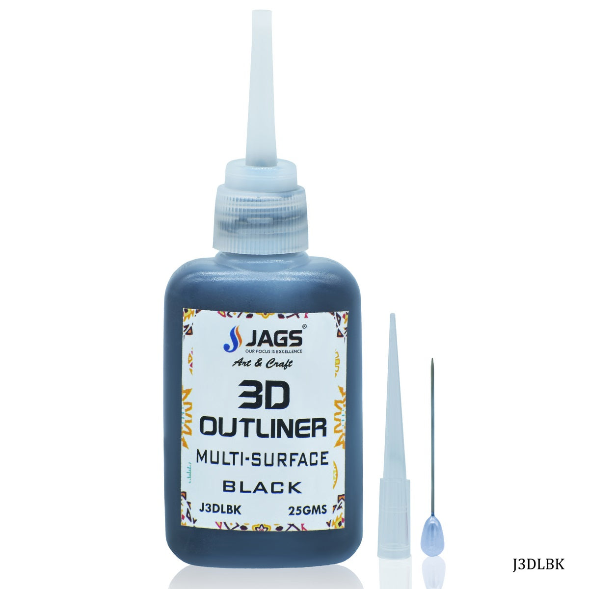 Jags 3D Outliners Multi Surface 25GM Black J3DLBK