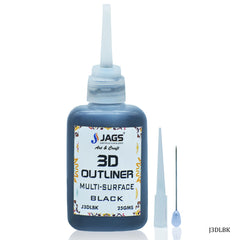 Jags 3D Outliners Multi Surface 25GM Black J3DLBK