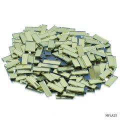 Mirror For Lippan Art Gold 50G Rectangle Shape Small MFLA25