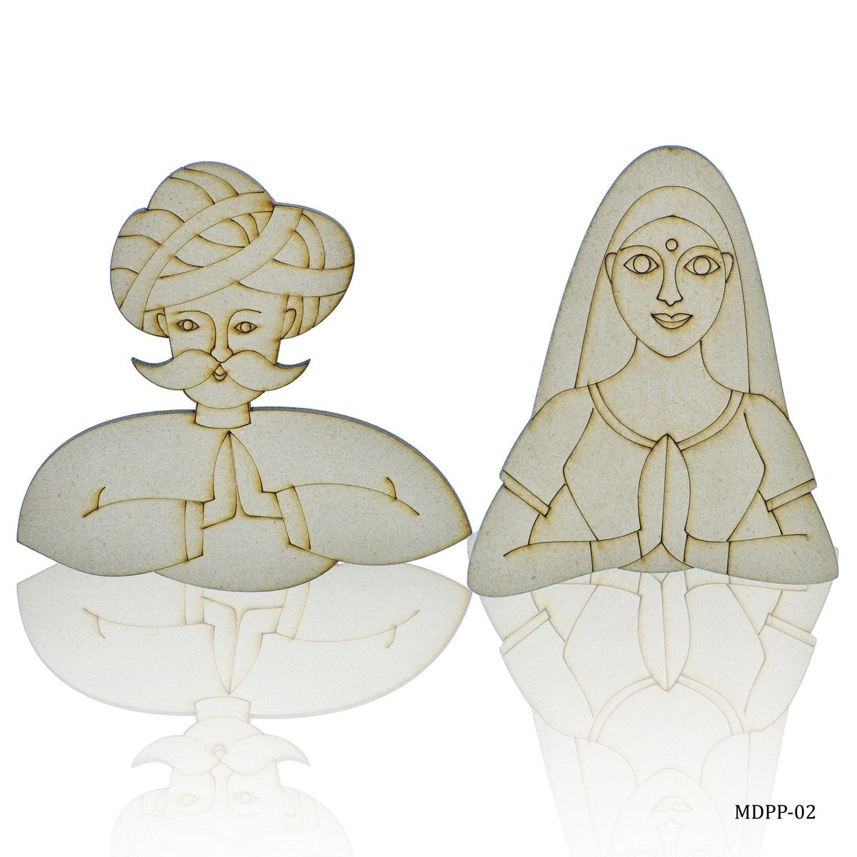 MDF DIY Painting Palette Kit Welcome Couple MDPP-02