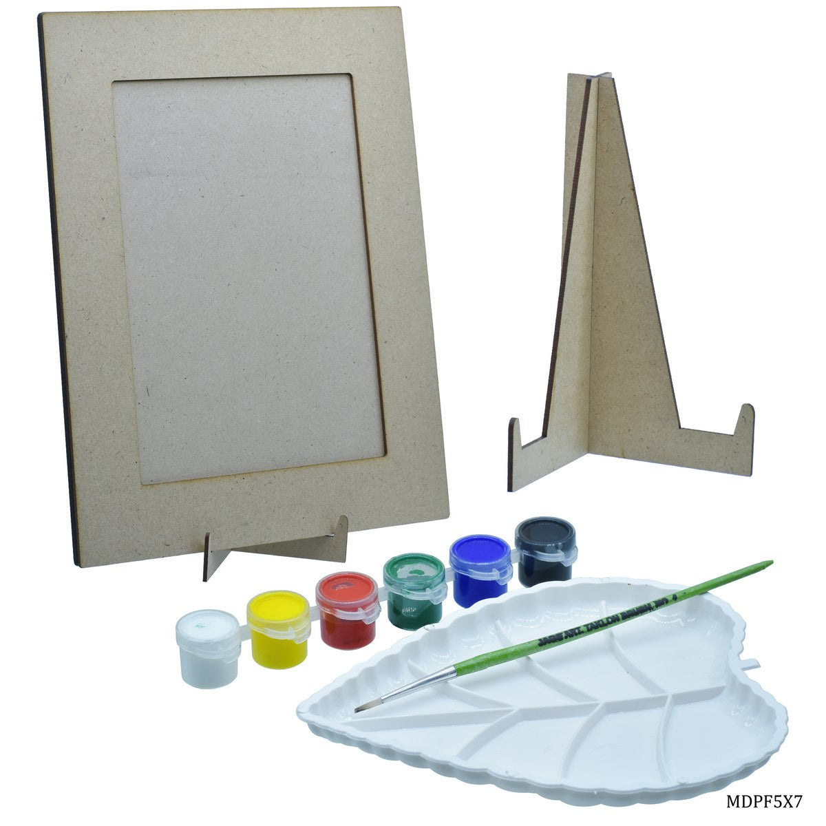 MDF DIY Painting Photo Frame Kit 5X7 With Stand MDPF5X7