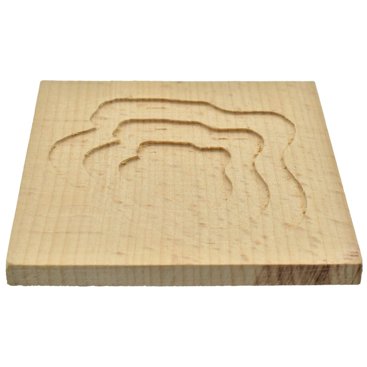 3D Wooden Tea Coaster Square 3Wtc00