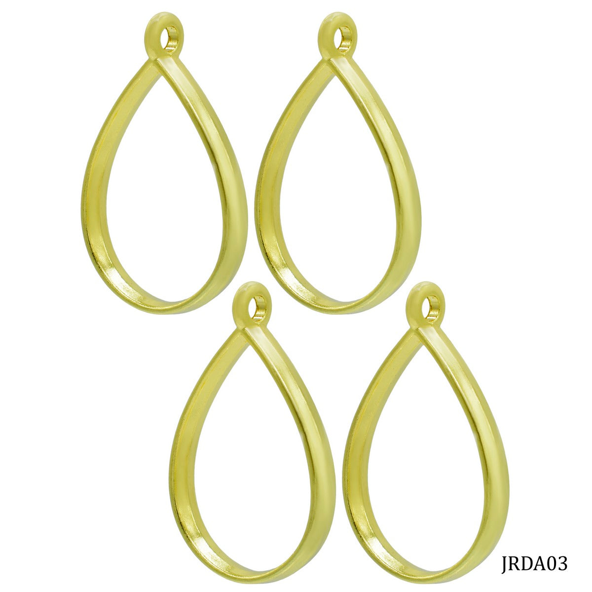 Diy Metal Imitation 4Pcs Gold Drop JRDA03