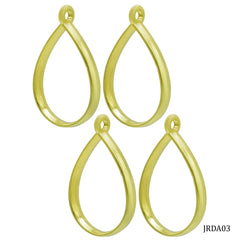 Diy Metal Imitation 4Pcs Gold Drop JRDA03