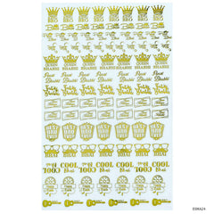 EP Sticker Metal Design Rakhi King Bro ESMA24