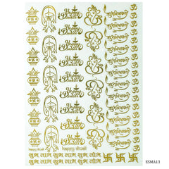 EP Sticker Metal Happy Diwali Shubh Diwali ESMA13