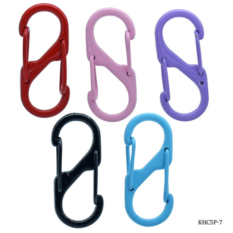 Key Ring Fitting Pack of 5 Colour S Hook KHC5P-7