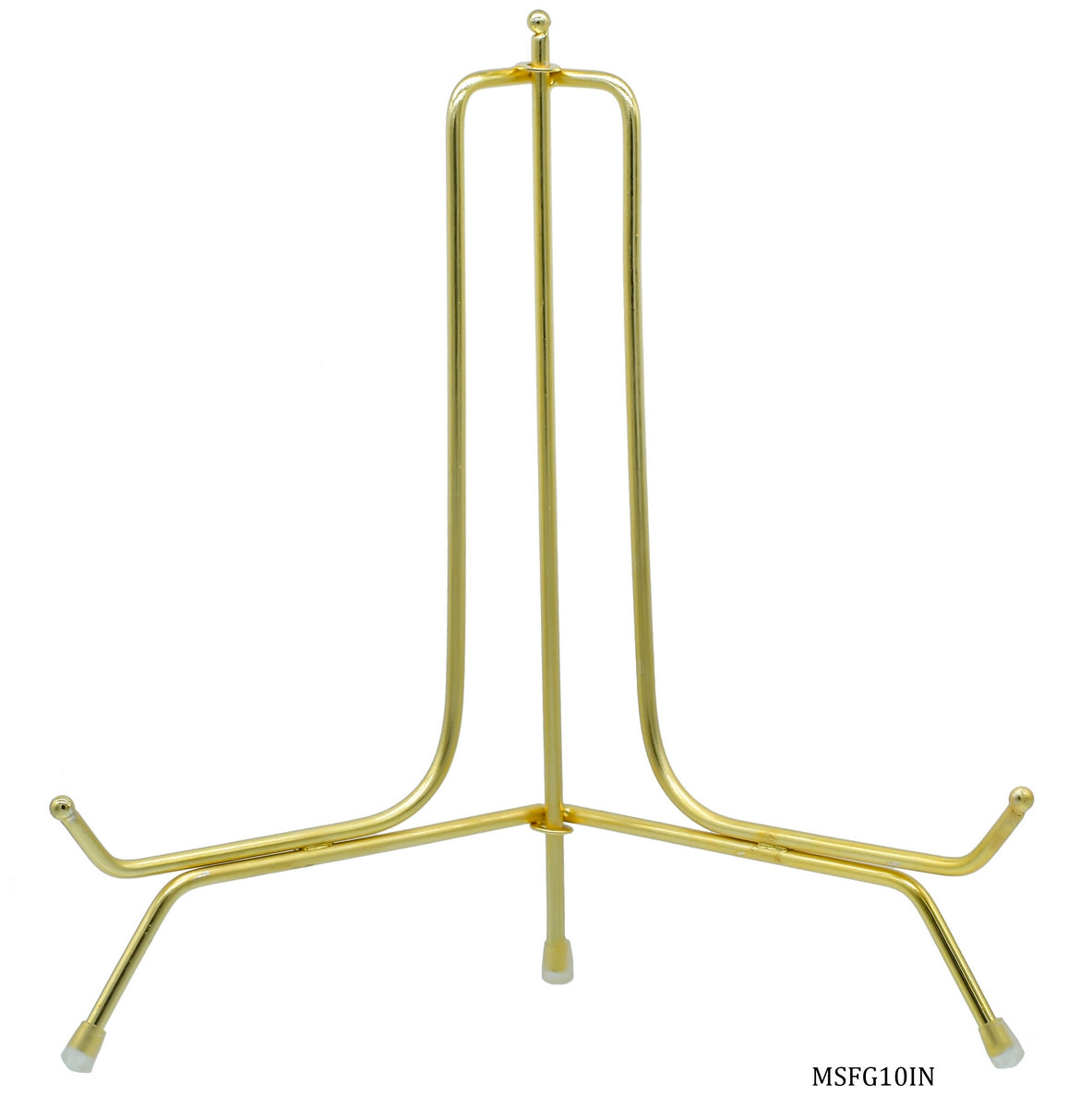 Metal Stand Folding Gold 10 Inch MSFG10IN