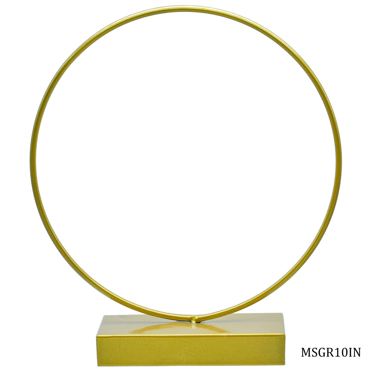 Metal Stand Gold Round 10 Inch MSGR10IN