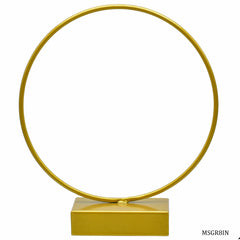 Metal Stand Gold Round 8 Inch MSGR8IN