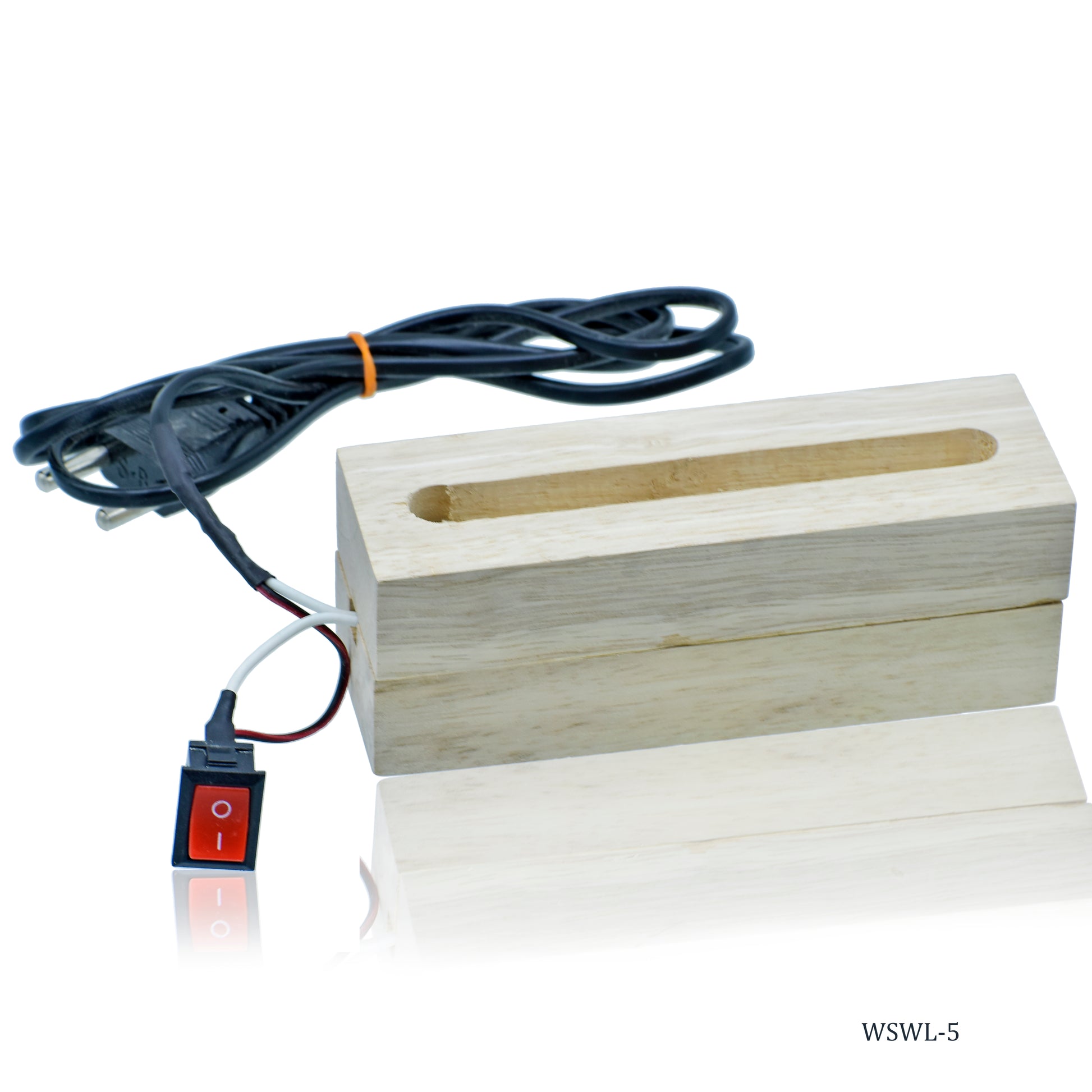 Wooden Stand With Led Light 5 Inch WSWL-5