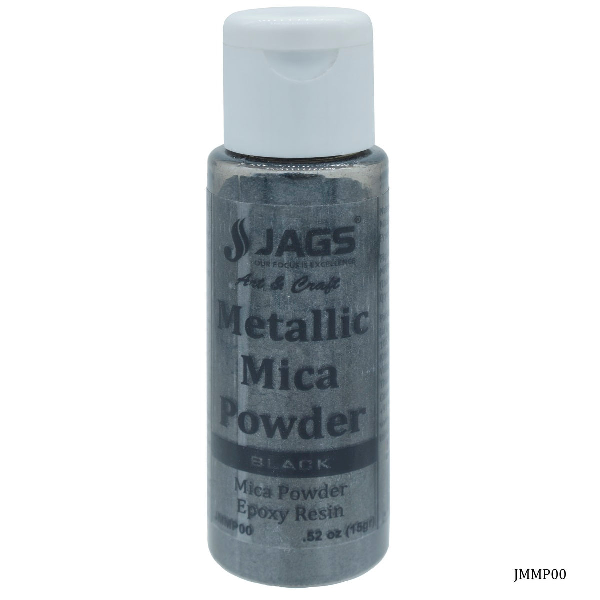 Jags Metallic Mica Powder Black 15Gms JMMP00