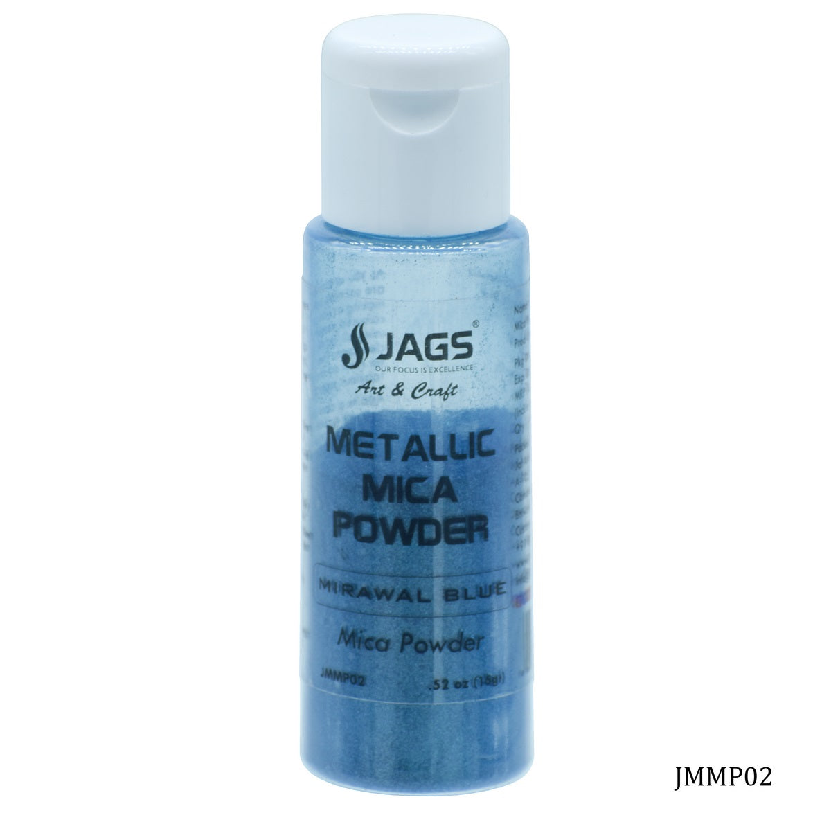 Jags Metallic Mica Powder MirawalBlue 15Gms JMMP02