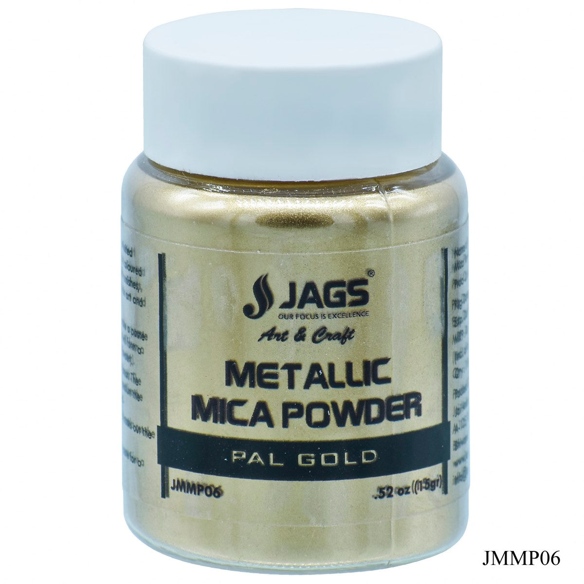 Jags Metallic Mica Powder Pal Gold 15Gms JMMP06
