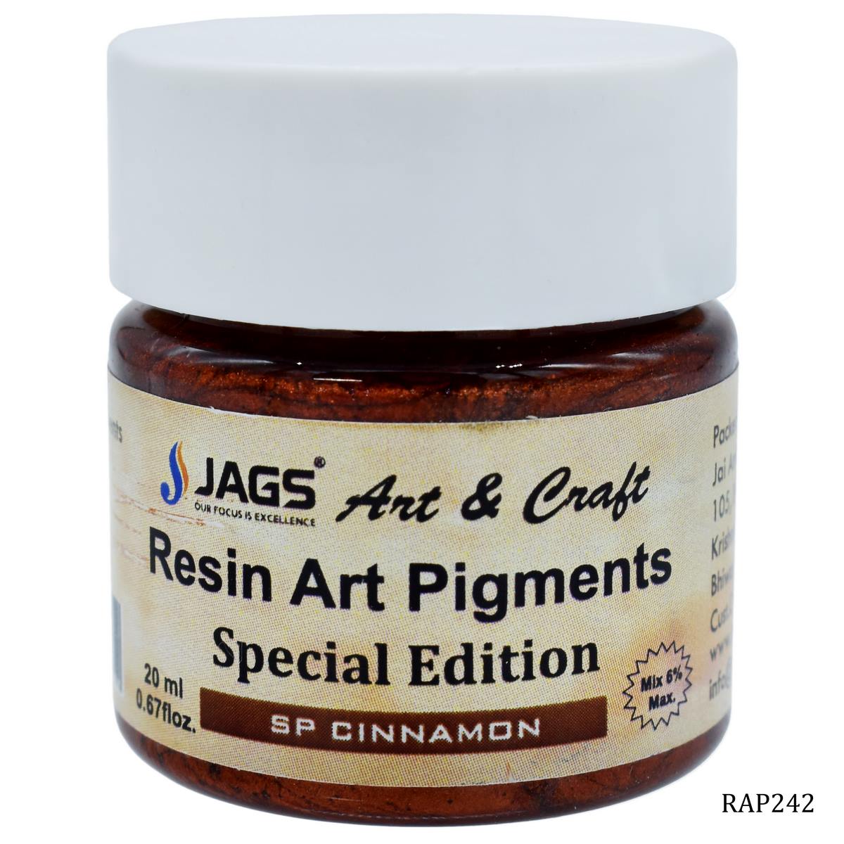 Resin Art Pigments 20ML Sp Cinnamon RAP242