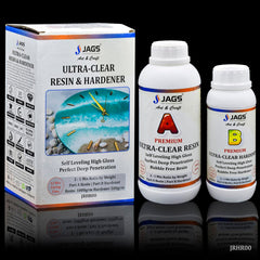 Ultra Clear Resin 1000Gms Hardner 500Gms JRHR00