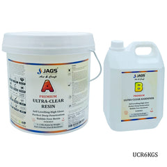 Ultra Clear Resin 4KGS Hardener 2KGS UCR6KGS