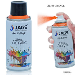 Jags Spray Ultra Acrylic 150ml Agro Orange 2004 JSUA2004
