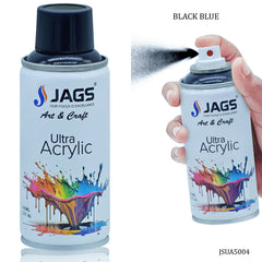 Jags Spray Ultra Acrylic 150ml Black Blue 5004 JSUA5004