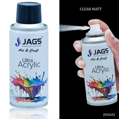 Jags Spray Ultra Acrylic 150ml Clear Matt 602 JSUA602